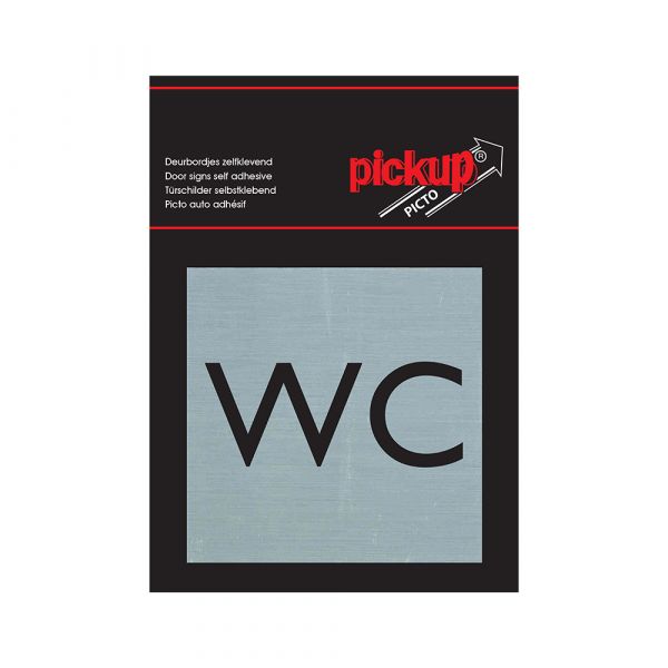 Alulook WC Plate - 80x80 mm Selbstadhäsiv.