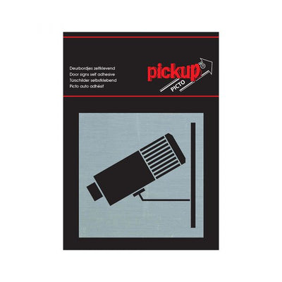 Alulook -Kameraüberwachungsplatte - 80x80 mm Selbstadhäsiv.