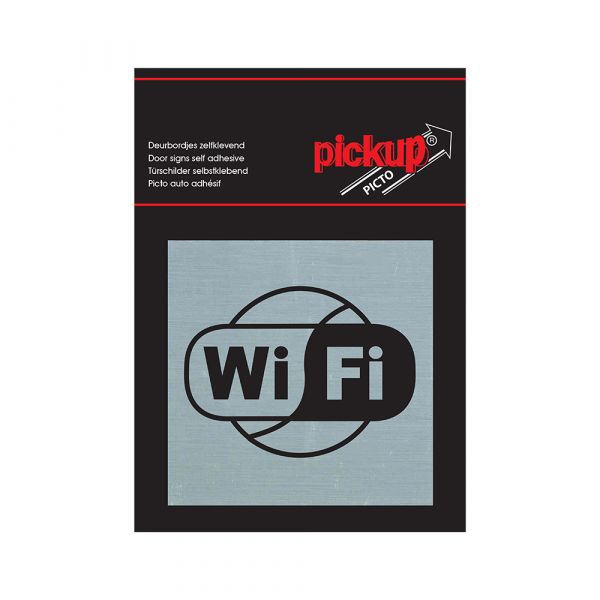 Alulook WiFi Plate - 80x80 mm Selbstadhäsiv.