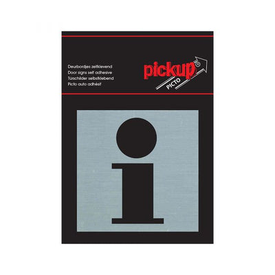 Alulook Information Board - 80x80 mm Selbstadhäsiv.