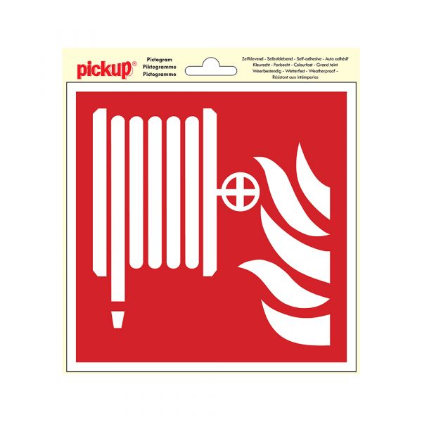Aufkleberfeuerschlauch - 200x200 mm.