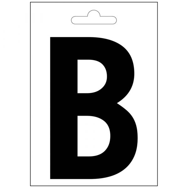 Seemeldebrief b schwarz 100 mm.