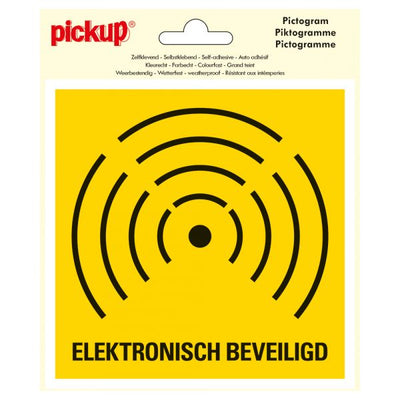 Aufkleber elektronisch gesichert - 150 x 1550 mm.