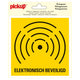 Aufkleber elektronisch gesichert - 150 x 1550 mm.