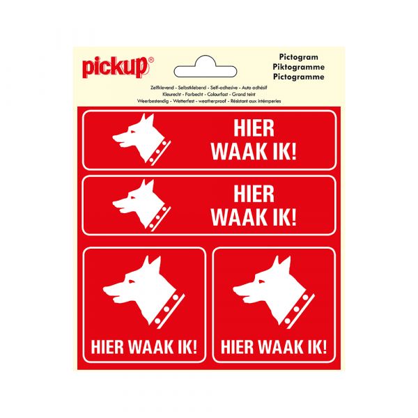 Aufkleber hier schaue ich! - 150x150 mm 4 Stücke.