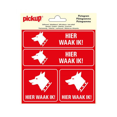 Aufkleber hier schaue ich! - 150x150 mm 4 Stücke.