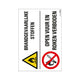 Feuersplatte - hazierte Stoffe - 230 x 330 mm ..