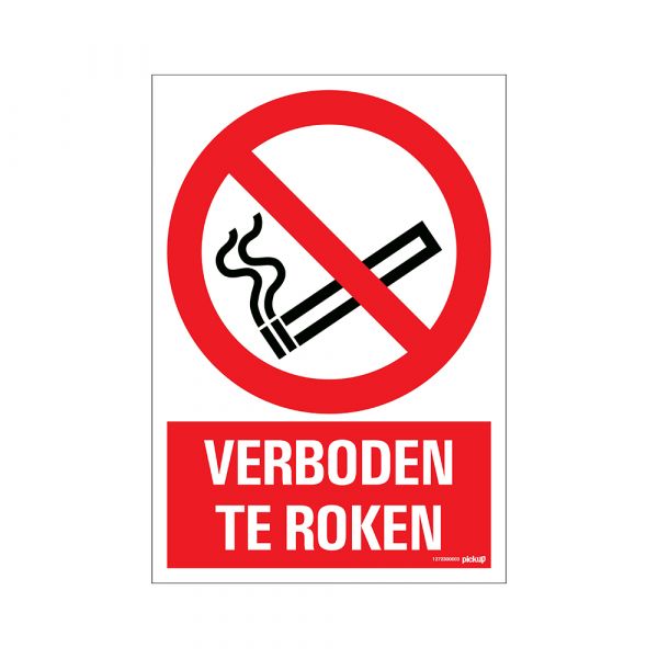 Verboten zu rauchen - 230 x 330 mm.