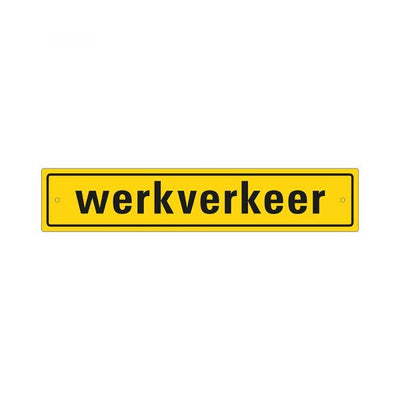 Arbeitsverkehrsbehörde inkl. Saugnäpfe - 80 x 400 mm mit Bohrlöchern.