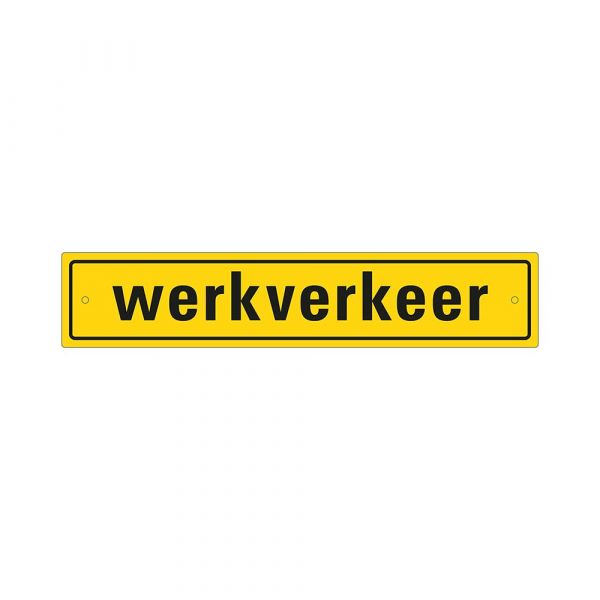 Teller des Arbeitsverkehrs inkl. Saugnäurebecher - 80x400 mm reflektierende Klasse.