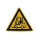 Aufkleber -Pas am Gabelstapler -LKW - 200 mm Dreieck.