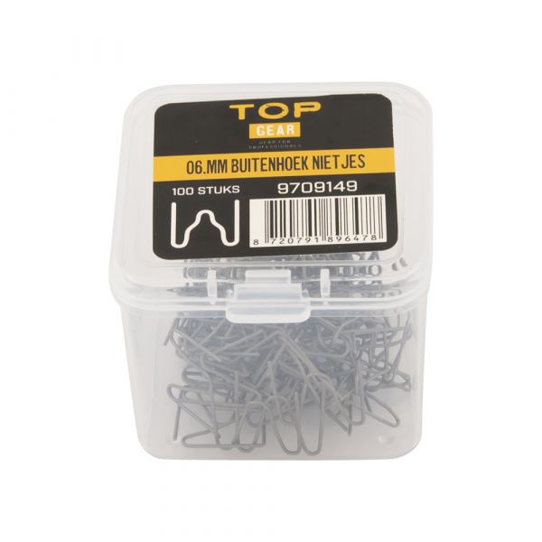 Topgear 06.MM Buitenhoek Staples für Plastikschweißkugel