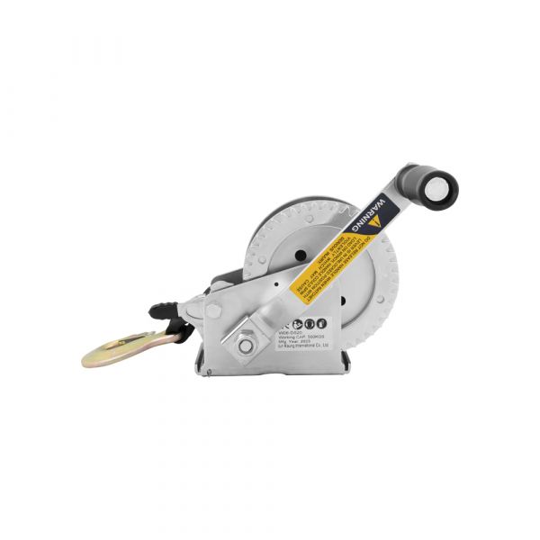 Handwinde mit Band 907 kg.
