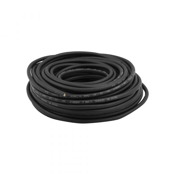 Neopren -Kabel 3x1.0 Black 20 Meter.