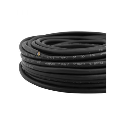 Neopren -Kabel 3x1.0 Black 20 Meter.