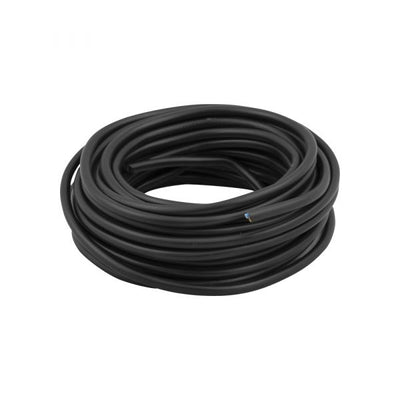 Haushaltskabel 2x0.75 Black 10 Meter.