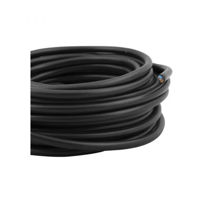 Haushaltskabel 2x0.75 Black 10 Meter.