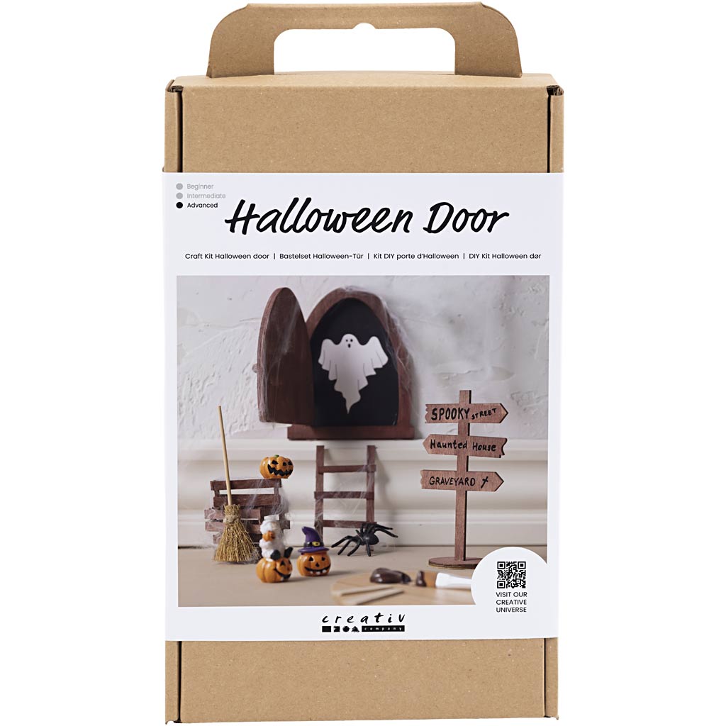 Creativ Company Hobby-Set Halloween-Tür, 1 Box
