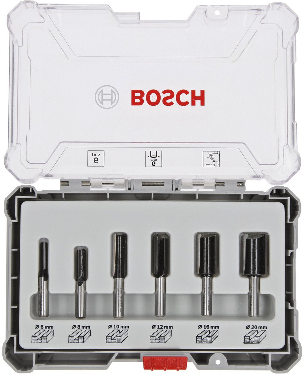 Bosch Nusserfrischer-Set 6-tlg. 6 8 10 12 16 20 mm (2607017465) 6 mm Schaft