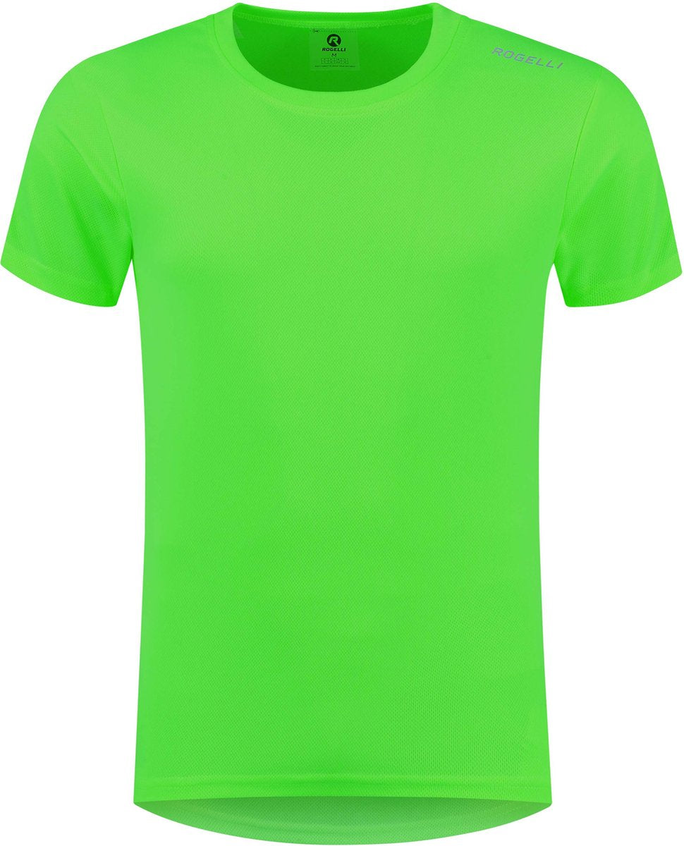 Rogelli Promo Laufshirt Herren – Kurzarm – Grün – L