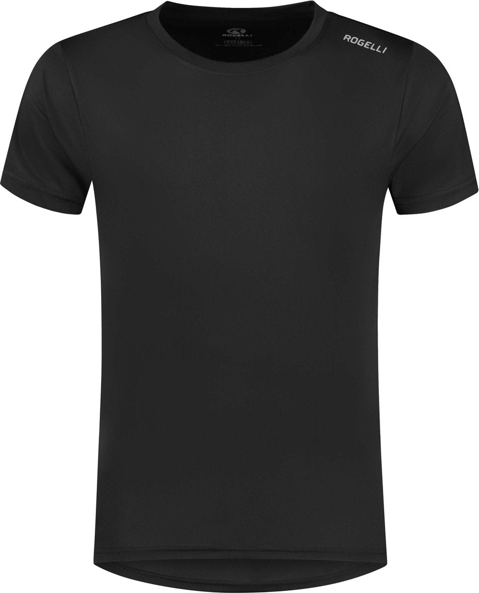 Rogelli Promo Laufshirt Herren – Kurzarm – Schwarz – XXL
