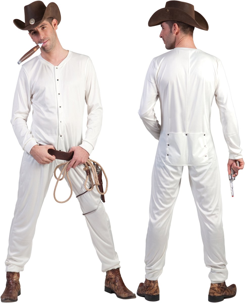 Vegaoo Cowboy-Unterwäschekostüm für Erwachsene – Fasching – M L