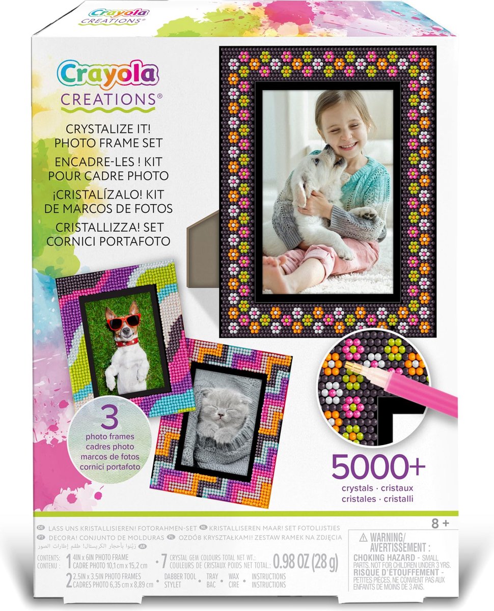 Crayola – Kreationen – Hobby-Paket – Fotorahmen für Kinder basteln