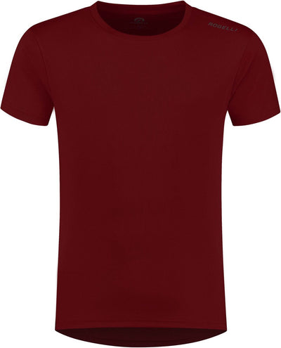 Rogelli promo hardloopshirt herren - kurz mouwen - bordeaux - m