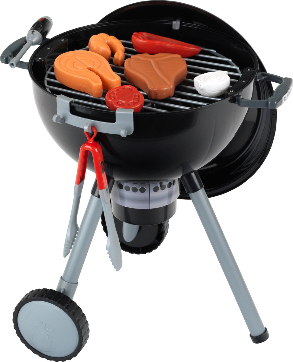 Klein Toys Weber Spielzeuggrill - 40x32x53 cm - inkl. Zubehör, Licht- und Soundeffekte - mehrfarbig