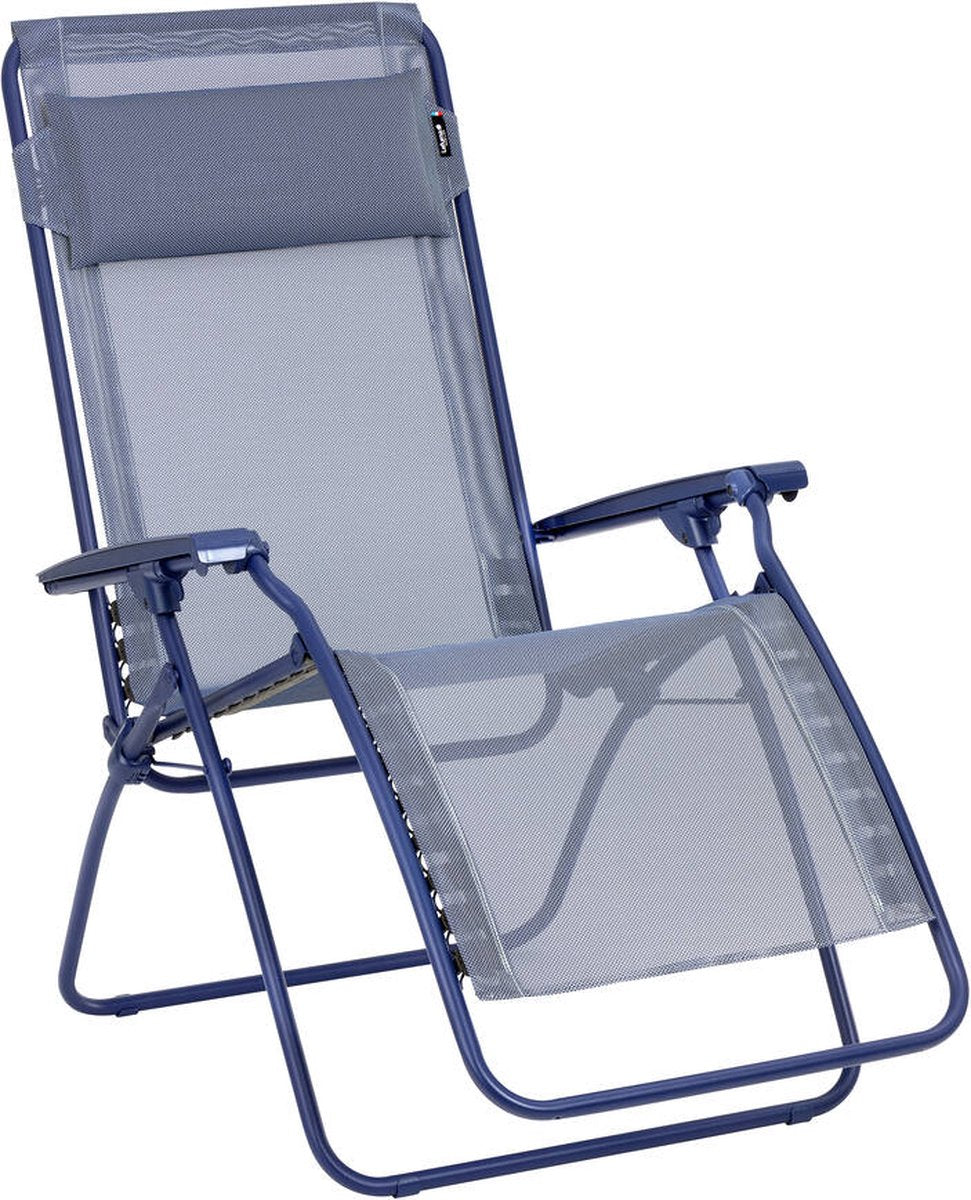 Lafuma R Clip – Relaxsessel – verstellbar – faltbar – Schwerelosigkeit – Farbblock – Indigo