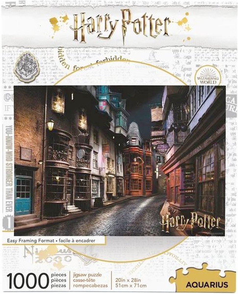 Wassermann Harry Potter – Winkelgasse (1000 Teile) Puzzle – mehrfarbig