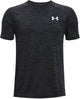 Under Armour UA Tech 2.0 SS-BLK Jungen-Sportshirt – Schwarz – Weiß