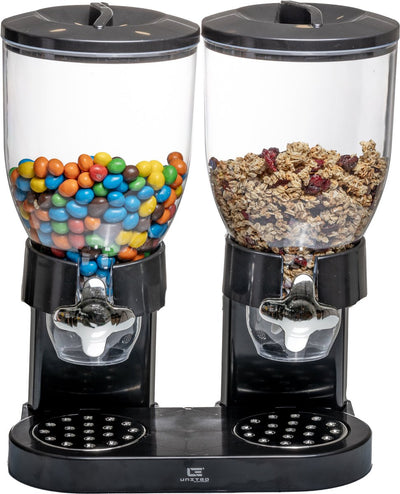 United Entertainment – Cornflakes-Spender – 2 Spender – 41 x 32,5 x 19 cm – Schwarz