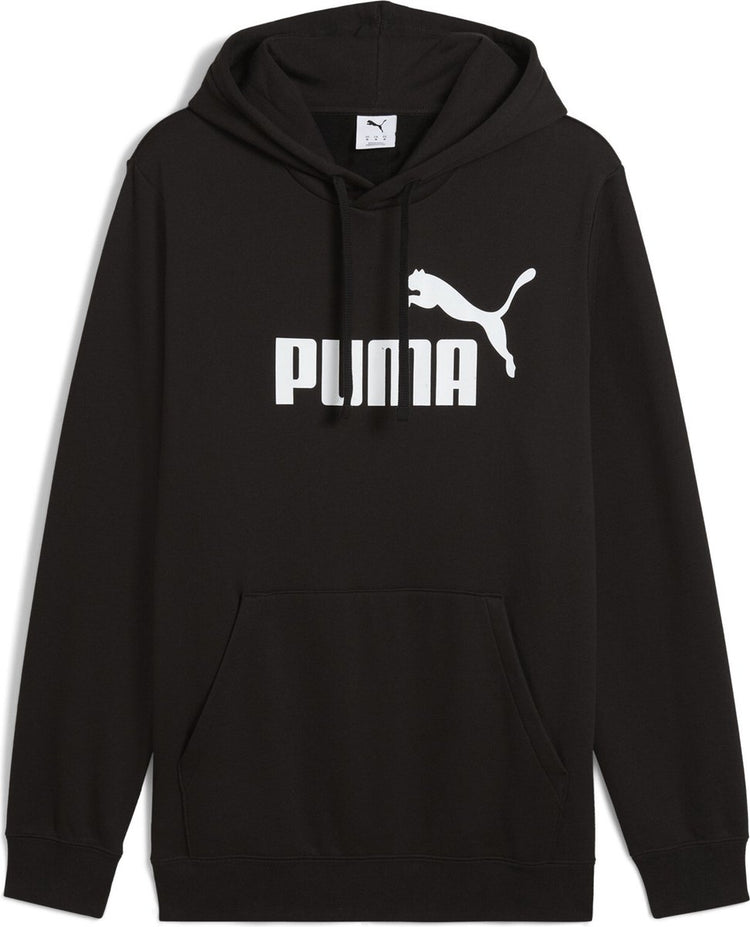 Puma ess Nr. 1 Logo Hoodie FL Herren-Sportpullover – Schwarz