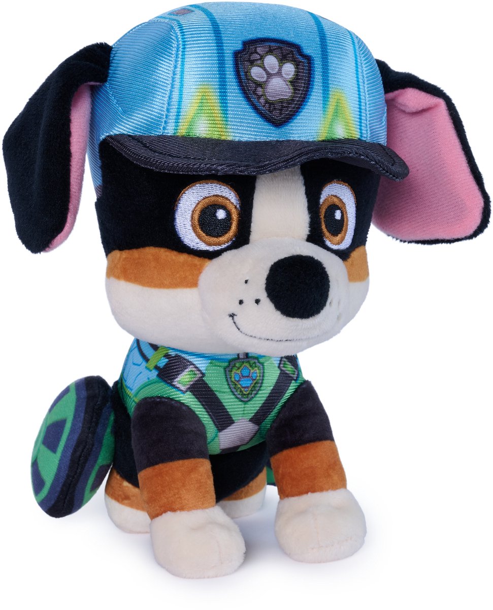 Paw Patrol Gund – Rocky's Dino-Film-Plüsch, offiziell lizenzierter Plüsch, Film-Merchandise, 15,2 cm