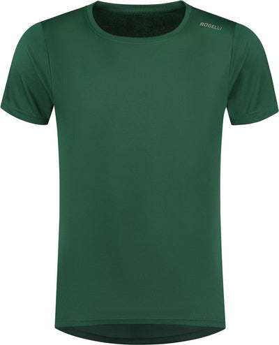 Rogelli Promo Laufshirt Herren – Kurzarm – Dunkelgrün – 3XL