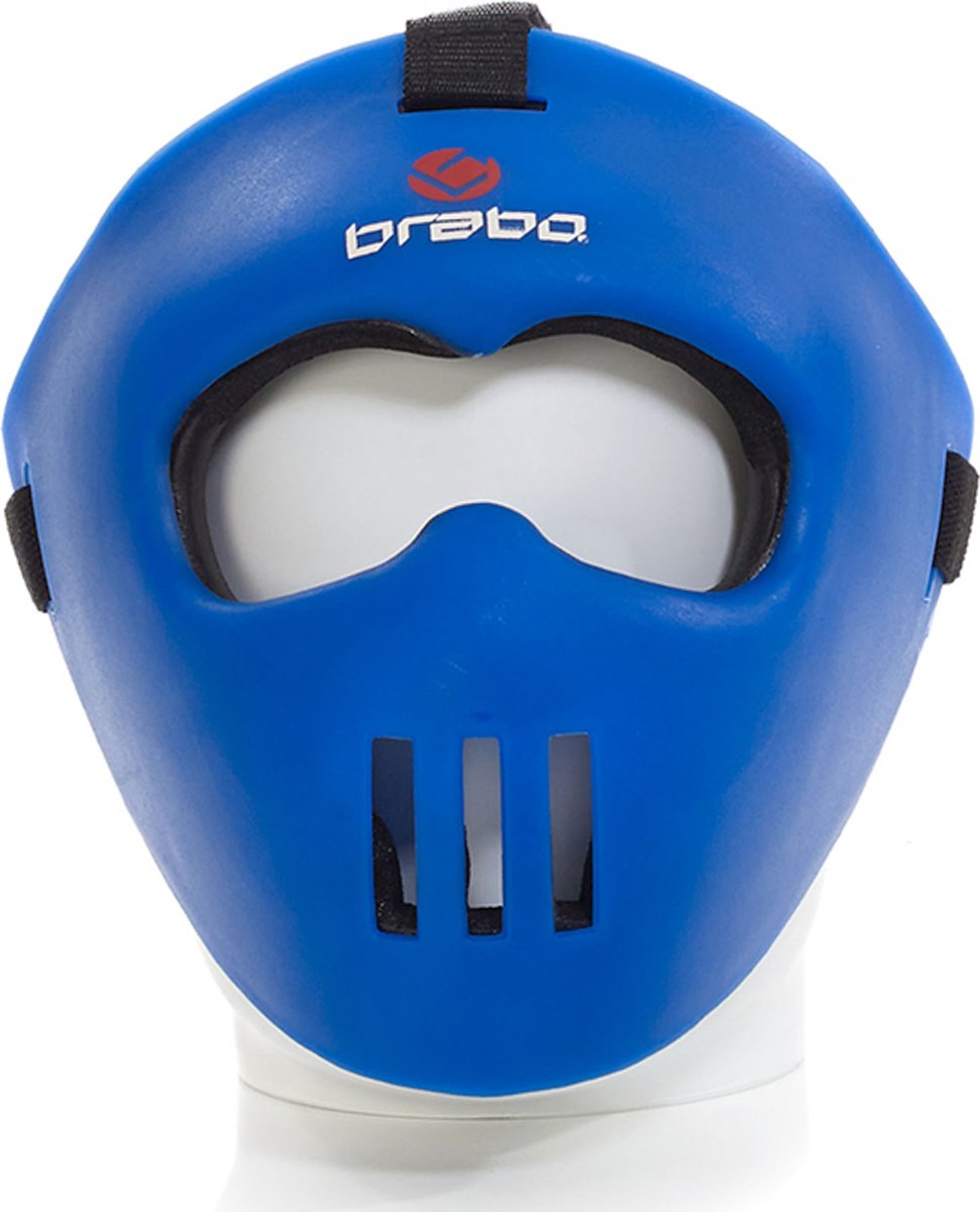 Brabo Gesichtsmaske Jr. blaue Spielermaske Unisex - blau