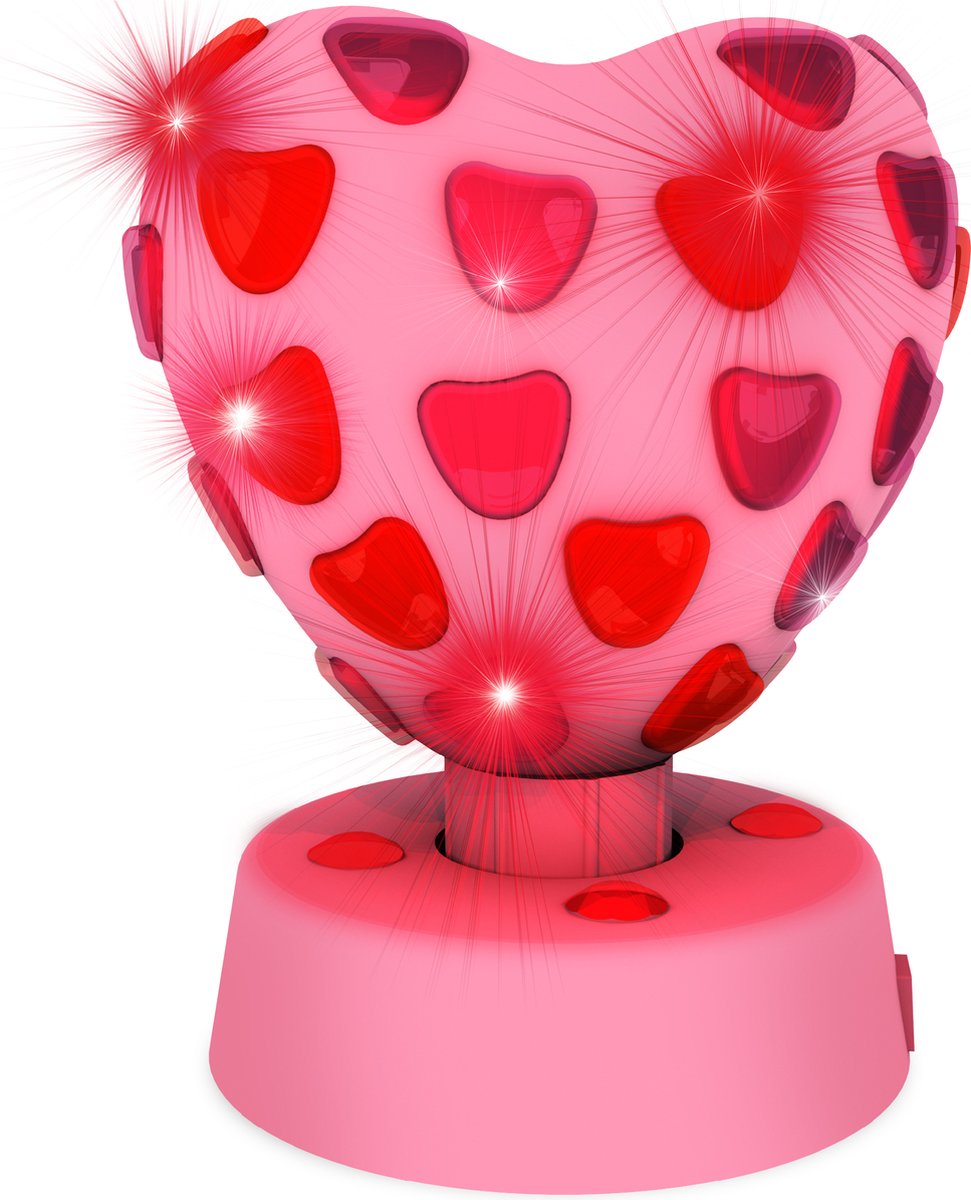 Partyfun Lichter Partylicht Herz LED drehbar