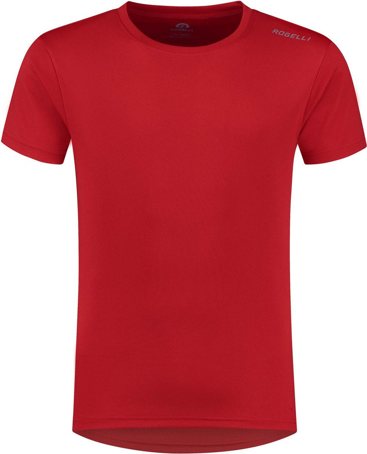 Rogelli Promo Laufshirt Herren – Kurzarm – Rot – XS