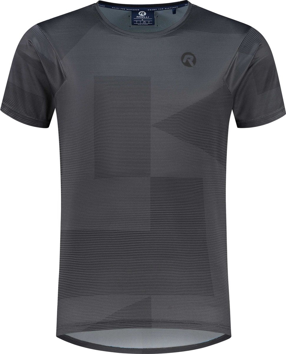 Rogelli Core Mountainbike-Shirt Herren – Radshirt – kurze Ärmel – Grau – Advntr – Größe M
