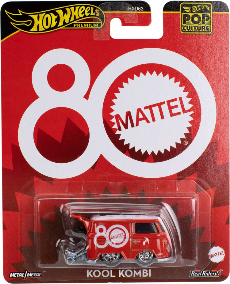 Mattel Hot Wheels JBL68, Kool Kombi, Auto, 3 Jahre, Metall, Kunststoff, Rot, Weiß