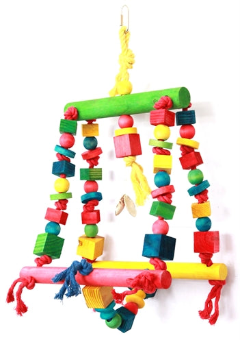Happy Pet Toy Doppel -Swing -Papagei