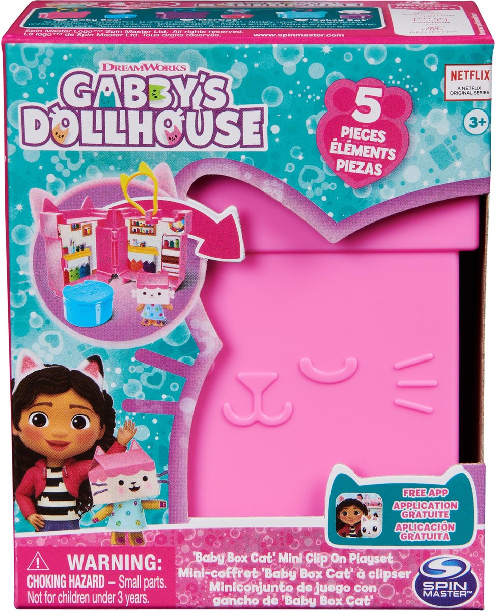 Spinmaster Gabby's Dollhouse Figure Clipon (Sortiment) CDU