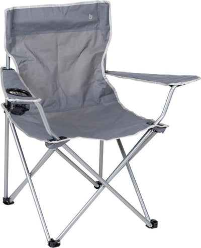 Bo-Camp – Klappstuhl – kompakt – Stahl – Grau