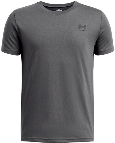 Under Armour UA B Sportstyle LC SS Unisex-Sportshirt – Grau – Schwarz