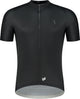 BBB Cycling Comfortfit R – nachhaltiges Radsportshirt Herren Kurzarm – 15–25 °C – atmungsaktives MTB- und Radsportshirt – 3 Rückentaschen – Schwarz