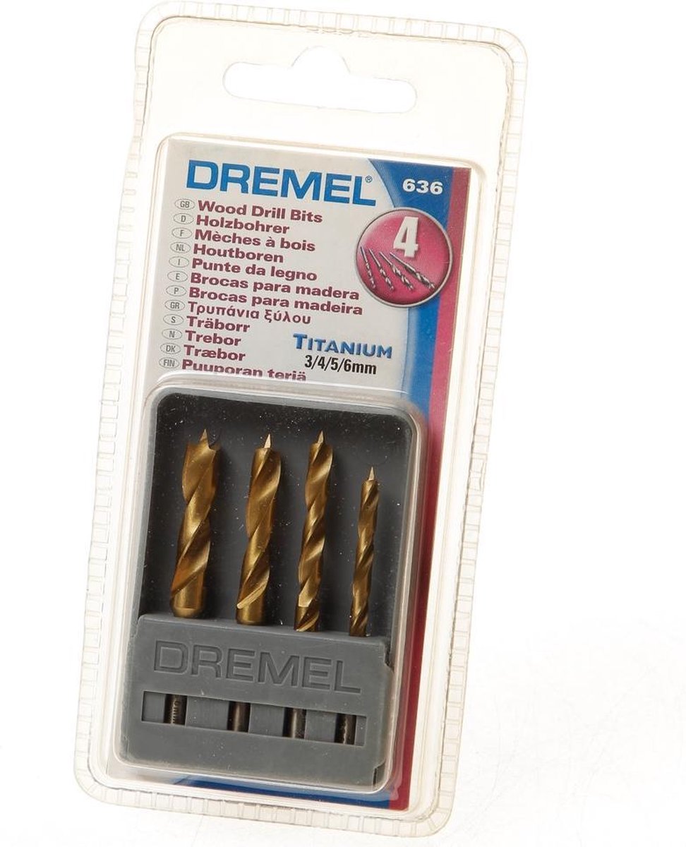 Dremel Holzbohrer-Set – 4 Stück (636)