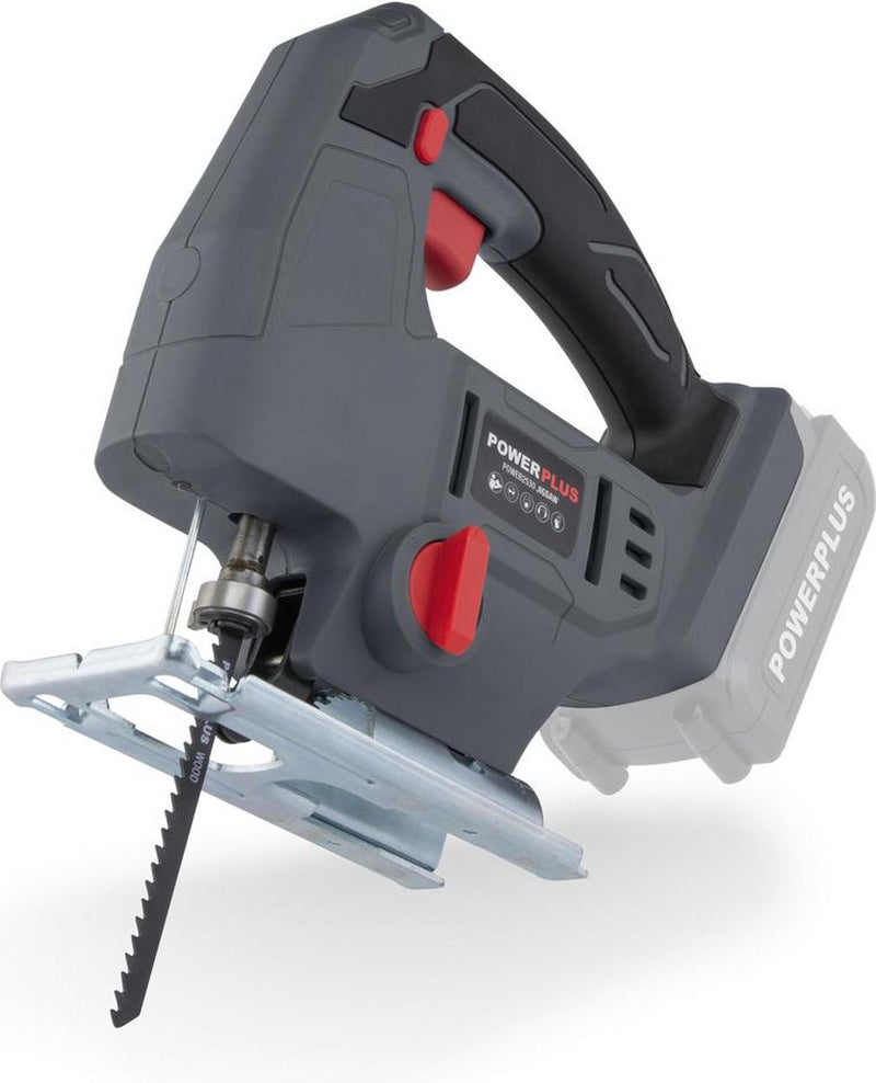 Powerplus Akku-Stichsäge Poweb2530 – 18V-Sägemaschine – 2500min-1 – ohne Akku und Ladegerät – Werkzeug mit 1 Akku.