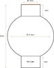 Pip Studio – Vase – altrosa – Eisen – 31,5 x 42 cm
