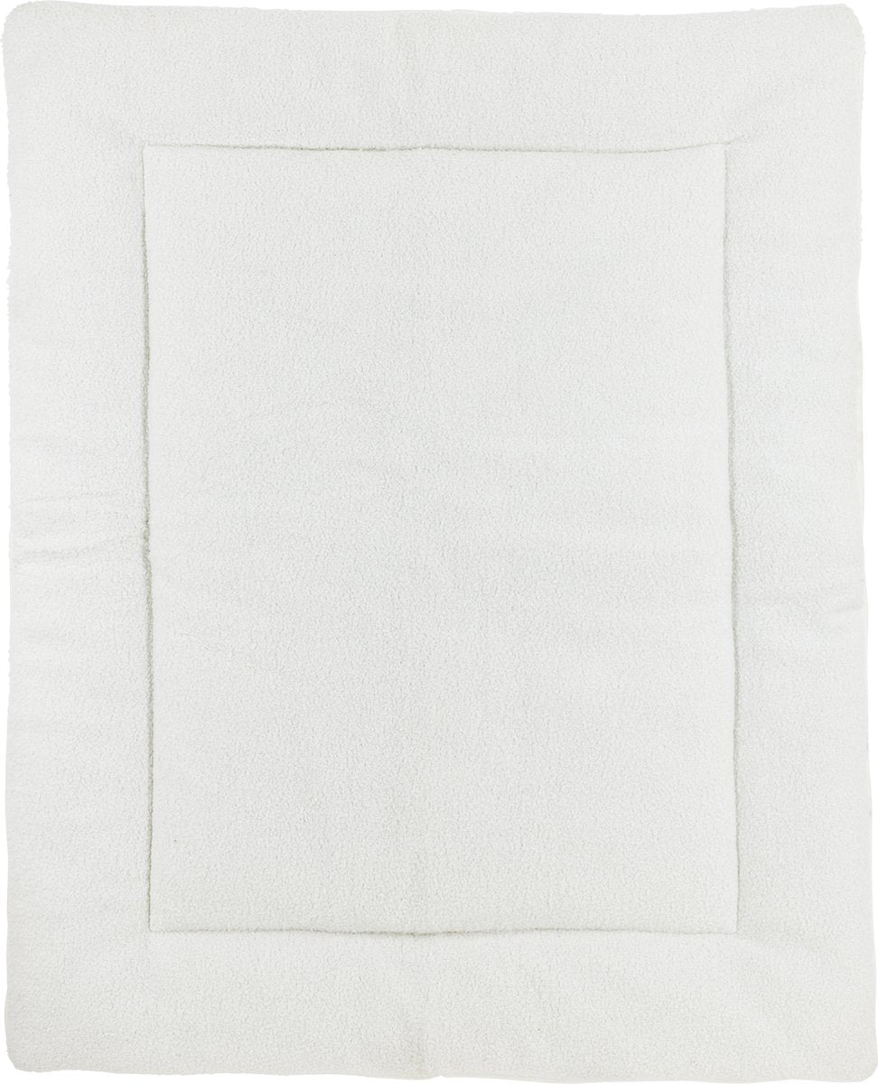 Meyco Baby-Bouclé-Laufgitterdecke – gebrochenes Weiß – 80 x 100 cm